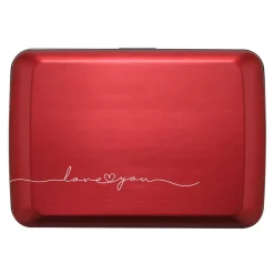 Portafoglio in alluminio Ogon Design Smart Case V2 Love
