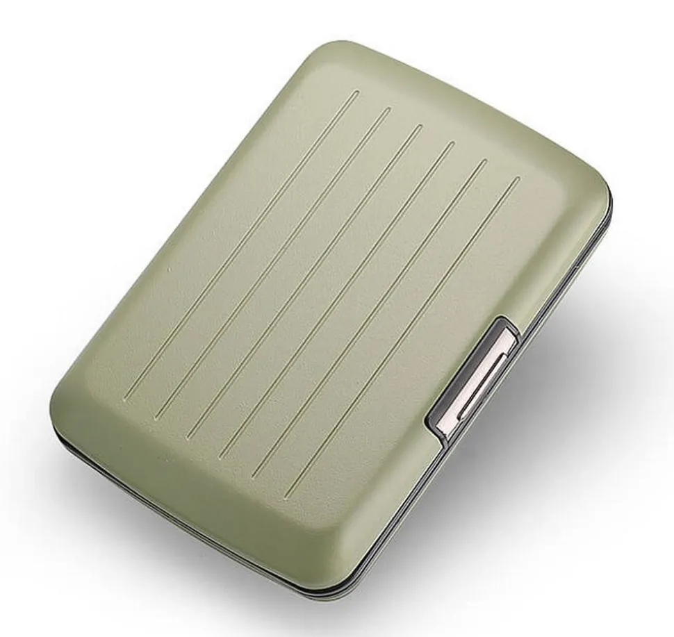 Portafoglio in alluminio Ogon Design Smart Case V2 Cactus Green