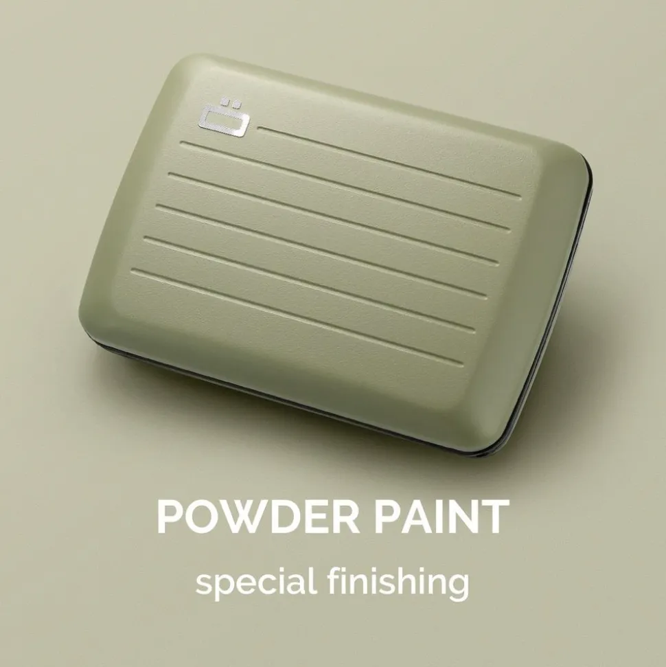 Portafoglio in alluminio Ogon Design Smart Case V2 Cactus Green