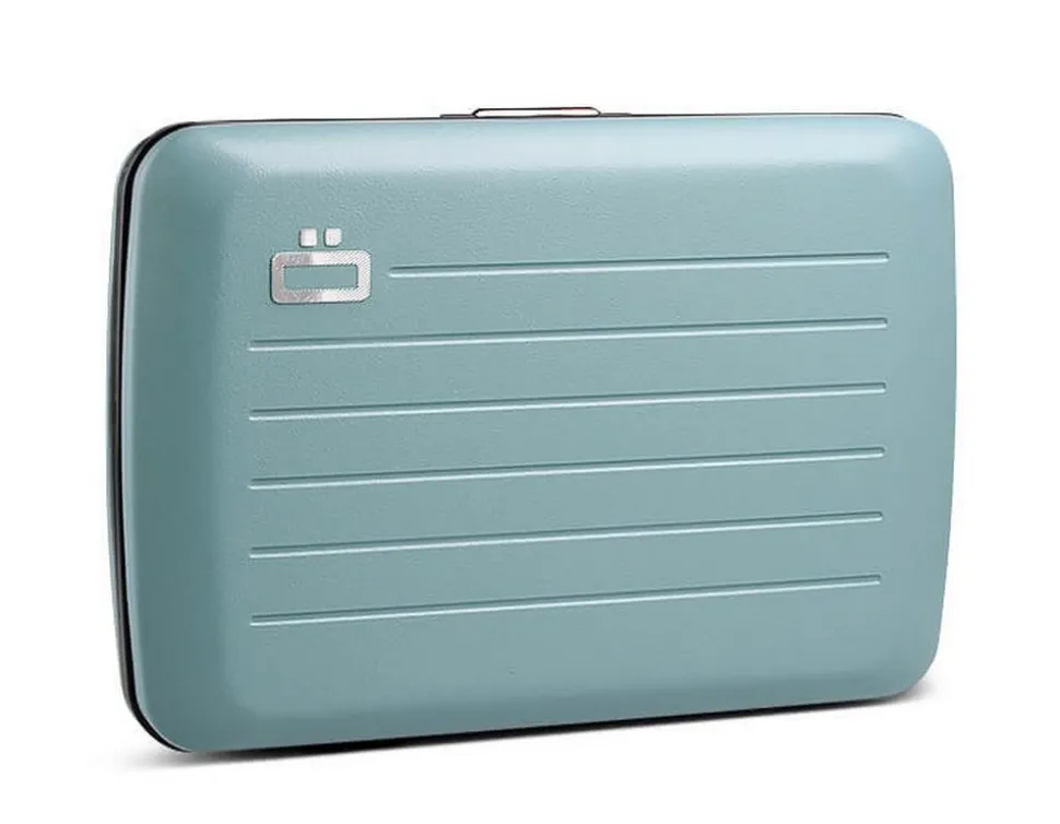 Portafoglio in alluminio Ogon Design Smart Case V2 Arctic Blue
