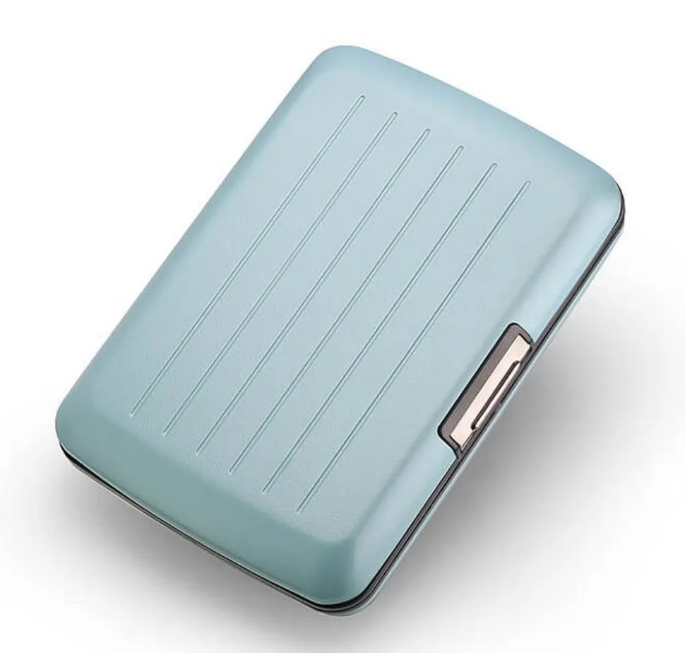 Portafoglio in alluminio Ogon Design Smart Case V2 Arctic Blue