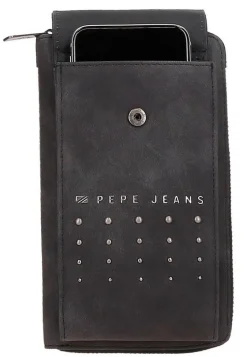 Portafoglio porta smartphone a tracolla Pepe Jeans Holly 77553 Nero