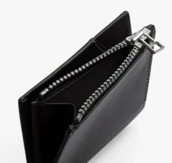 Portafoglio ROIK Zip Coin Black