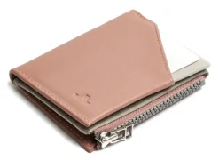 Portafoglio ROIK Zip Coin Rose Quartz