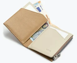 Portafoglio ROIK Zip Coin Sand