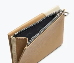 Portafoglio ROIK Zip Coin Sand