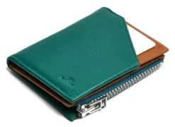 Portafoglio ROIK Zip Coin Smeraldo
