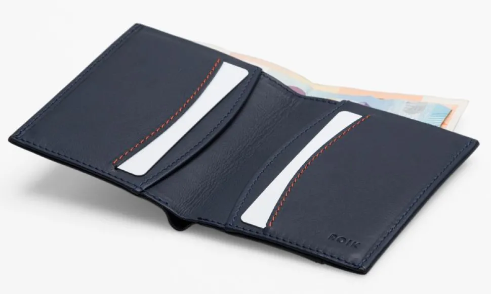 Portafoglio sottile ROIK Avenue Blue Navy