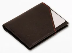 Portafoglio sottile ROIK City Dark Brown