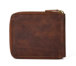Portafoglio uomo con zip Avirex Durango DRN07 Cognac