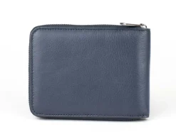 Portafoglio uomo con zip Gianfranco Corti Wild 4412 Navy
