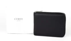 Portafoglio uomo con zip Gianfranco Corti Wild 4412 Nero