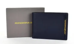 Portafoglio uomo in pelle Mandarina Duck Dual UDP01 Eclipse