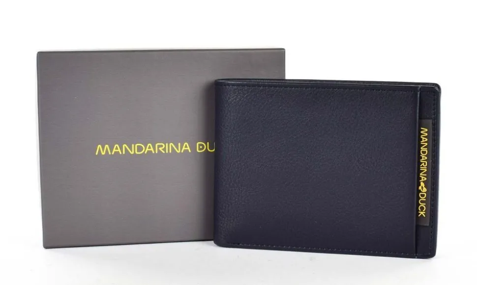 Portafoglio uomo in pelle Mandarina Duck Dual UDP02 Eclipse