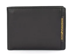 Portafoglio uomo in pelle Mandarina Duck Dual UDP03 Nero