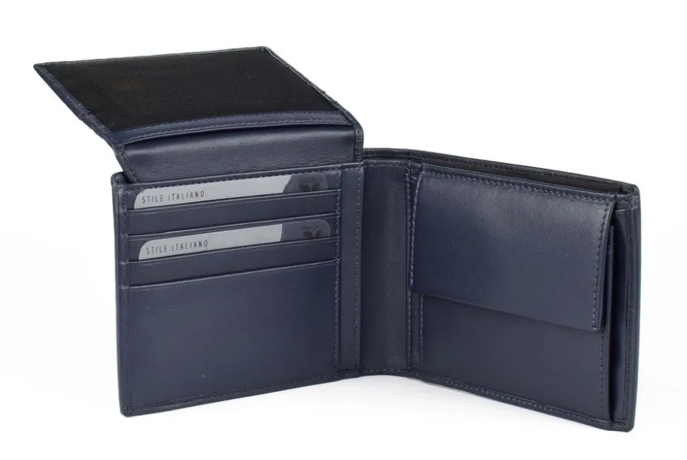 Portafoglio uomo in pelle Roncato Pascal 2900 Blu
