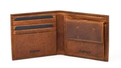 Portafoglio uomo piccolo Avirex Durango DRN06 Cognac