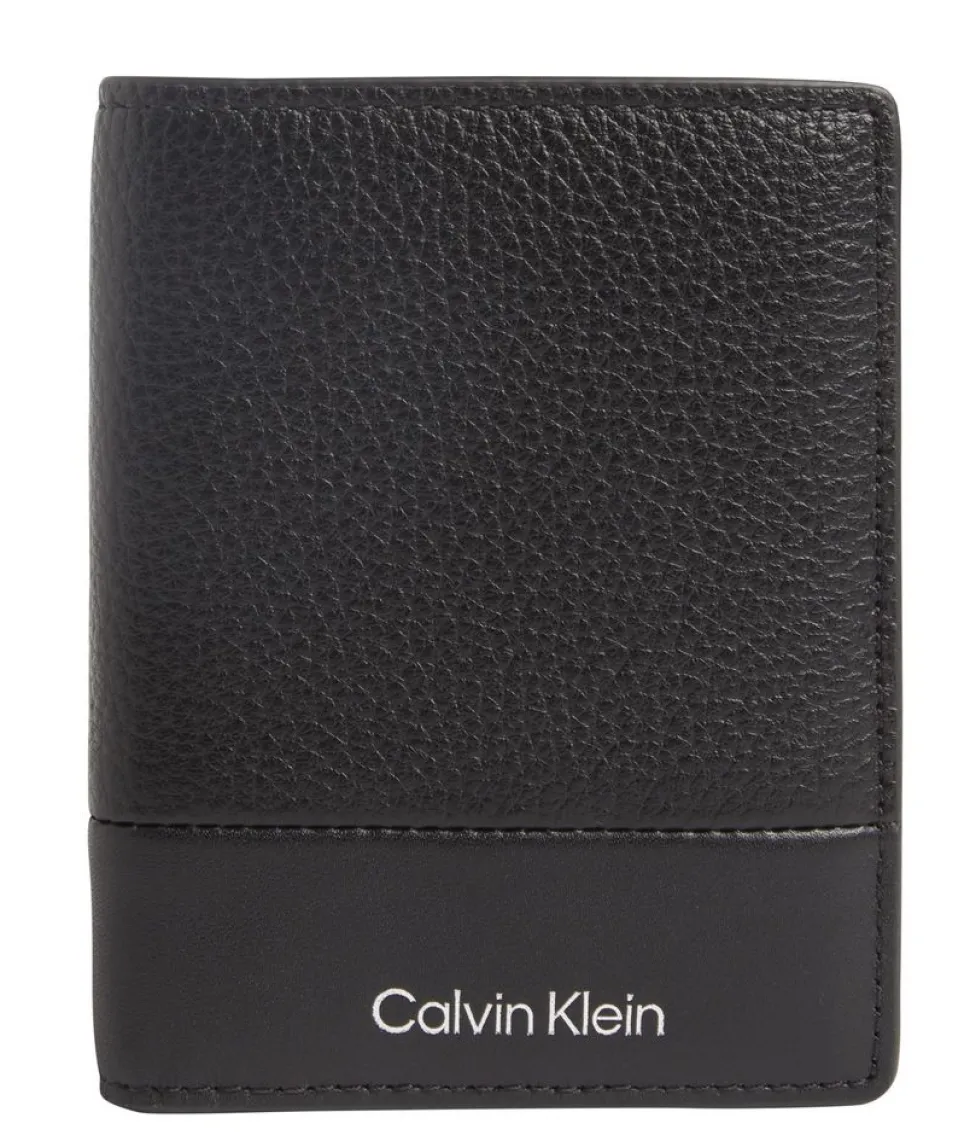 Portafoglio uomo piccolo Calvin Klein Nero