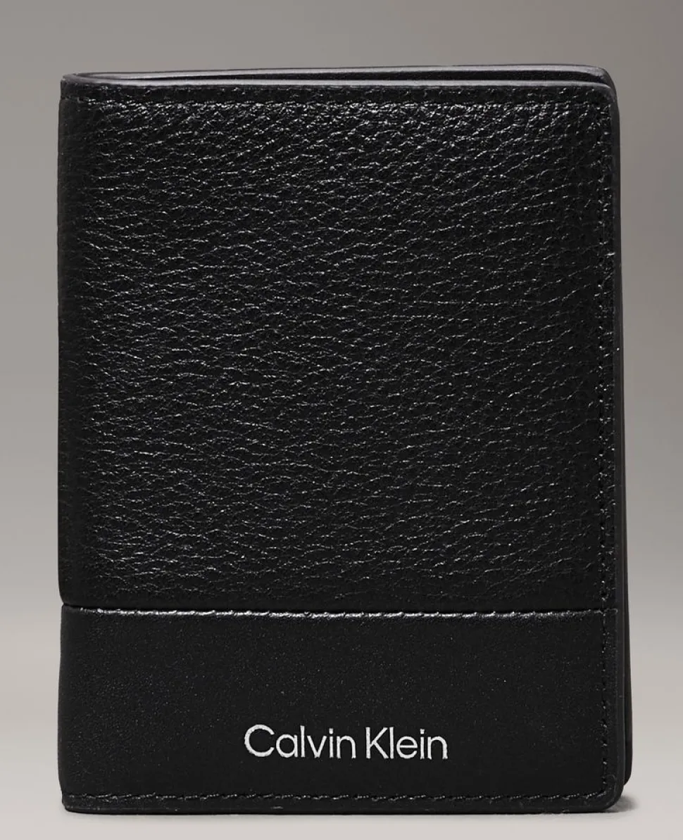 Portafoglio uomo piccolo Calvin Klein Nero