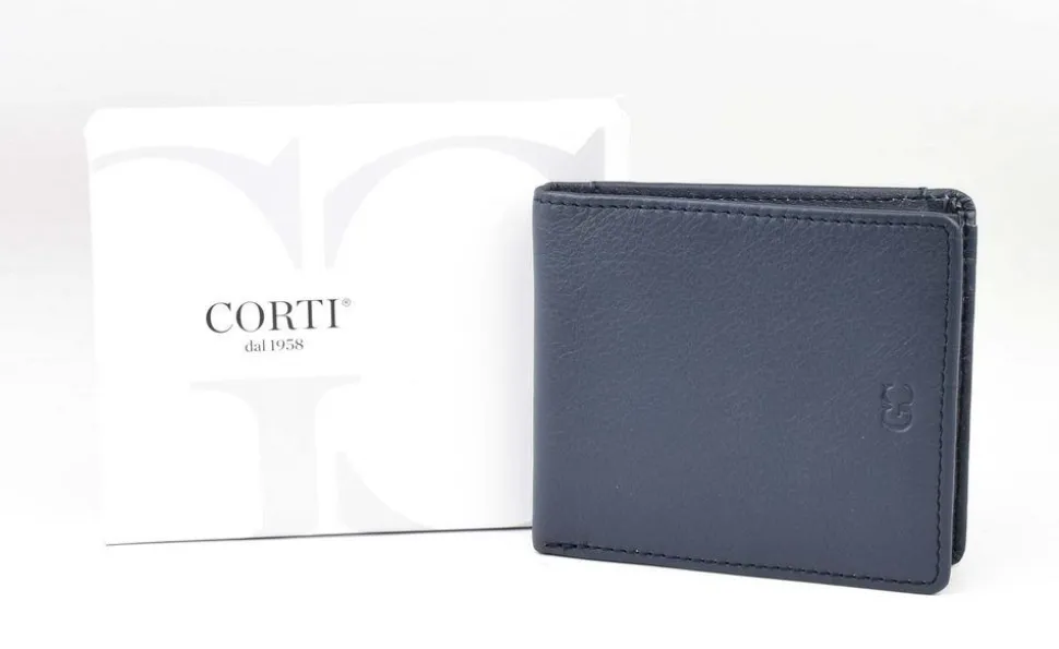 Portafoglio uomo piccolo Gianfranco Corti Wild 4446 Navy
