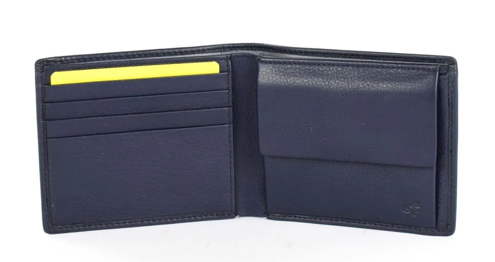 Portafoglio uomo piccolo in pelle Mandarina Duck Dual UDP07 Eclipse