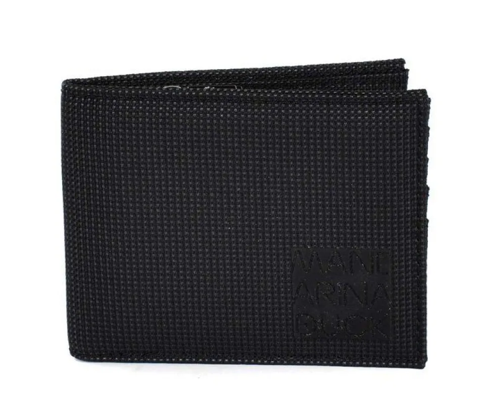 Portafoglio uomo piccolo Mandarina Duck District P02 Black Ink