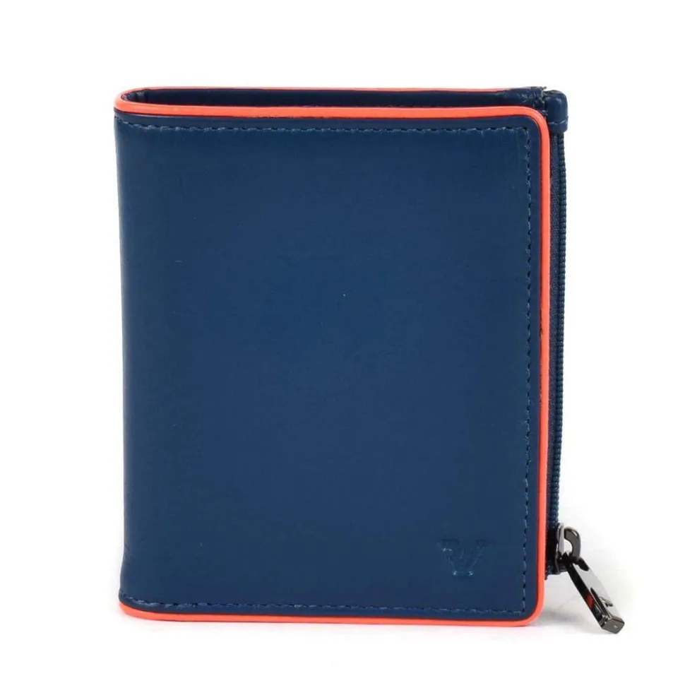 Portafoglio uomo piccolo Roncato Iron 4.0 713 Denim