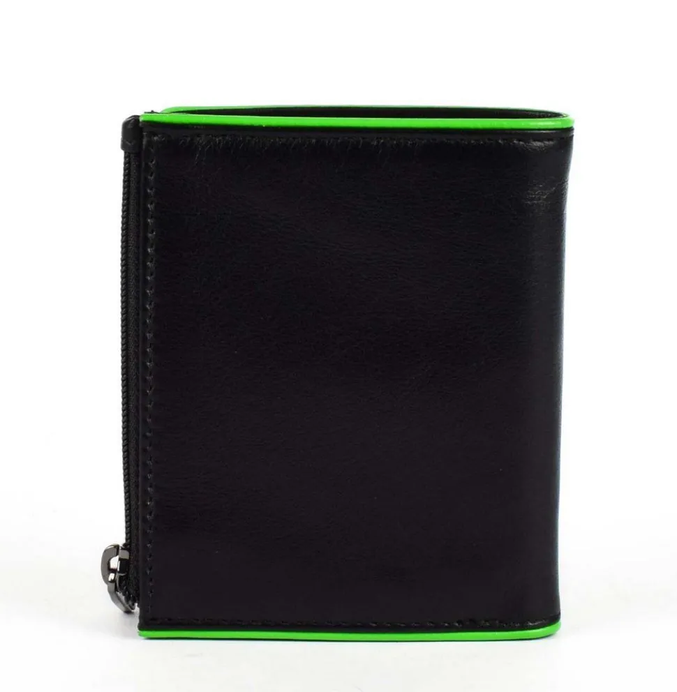Portafoglio uomo piccolo Roncato Iron 4.0 713 Nero/Verde
