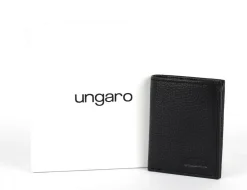 Portafoglio uomo piccolo sottile Ungaro Montpellier 09 Nero