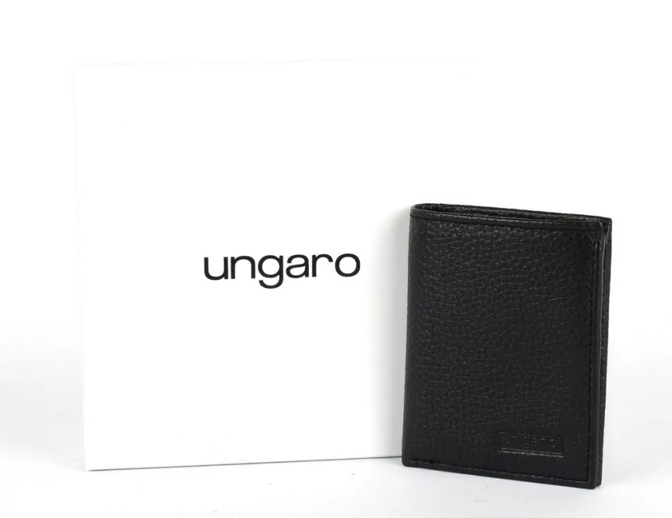 Portafoglio uomo piccolo sottile Ungaro Montpellier 09 Nero