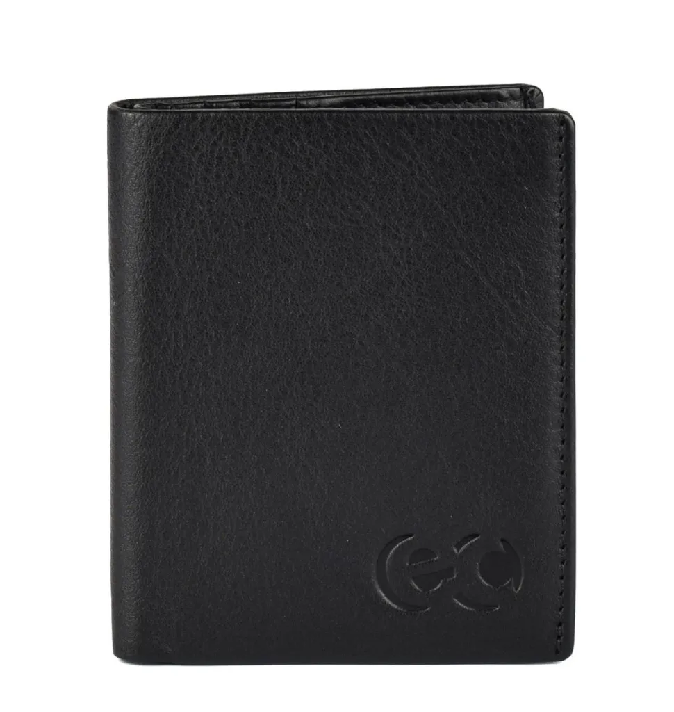 Portafoglio uomo piccolo sottile Emporio Cattani 008 Nero