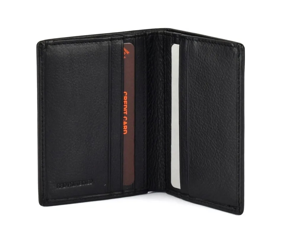 Portafoglio uomo piccolo sottile Emporio Cattani 008 Nero