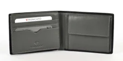 Portafoglio uomo Roncato Vesuvio 0021 Nero/Antracite