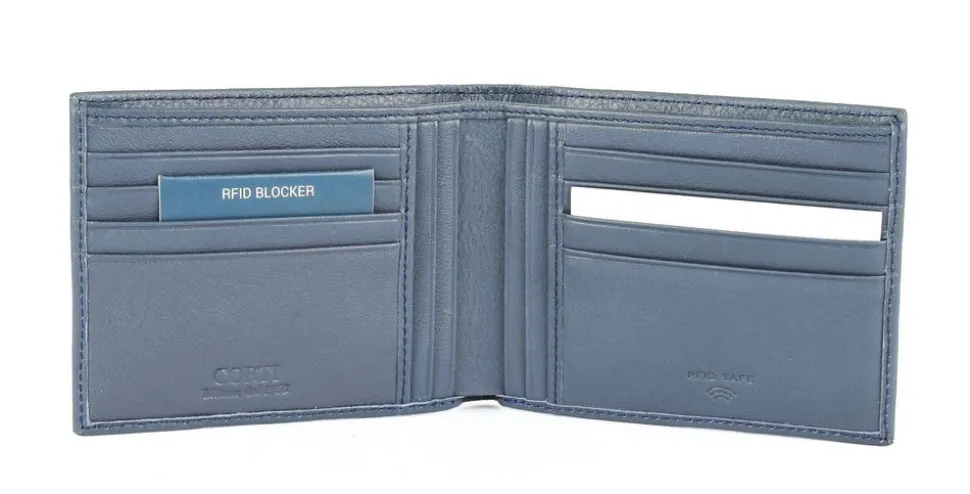 Portafoglio uomo sottile Gianfranco Corti Wild 4409 Navy