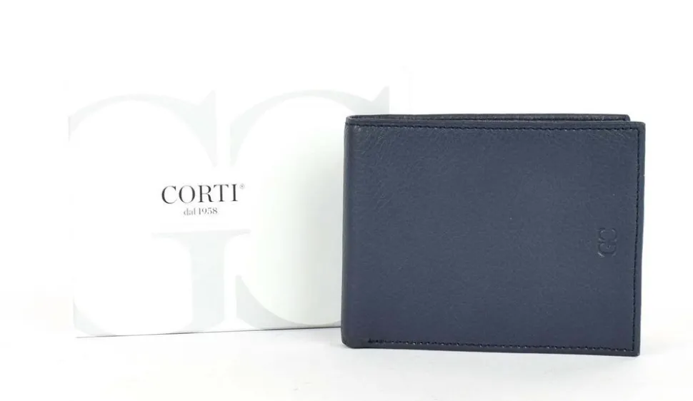 Portafoglio uomo sottile Gianfranco Corti Wild 4409 Navy