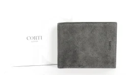 Portafoglio uomo sottile Gianfranco Corti Bufalo 3309 Nero