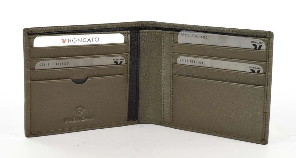 Portafoglio uomo sottile Roncato Alaska 2412 Greige