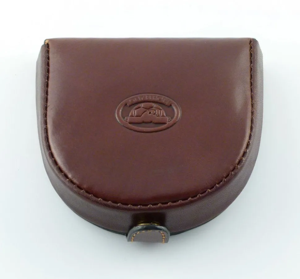 Portamonete tacco in cuoio Tony Perotti art 1196 marrone