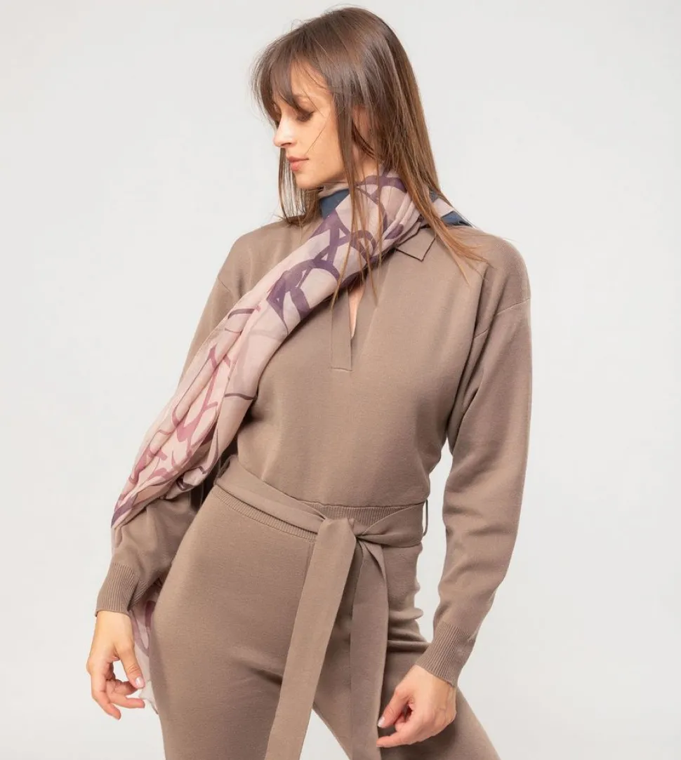 Sciarpa Anekke Heartbeat Taupe 39470-032