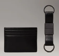 Set regalo Portadocumenti e Portachiavi Calvin Klein Nero