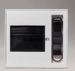 Set regalo Portadocumenti e Portachiavi Calvin Klein Nero