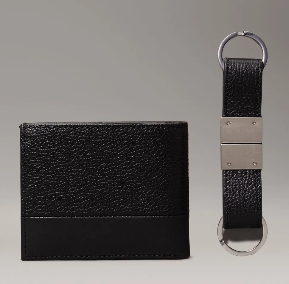 Set regalo Portafoglio e Portachiavi Calvin Klein Nero