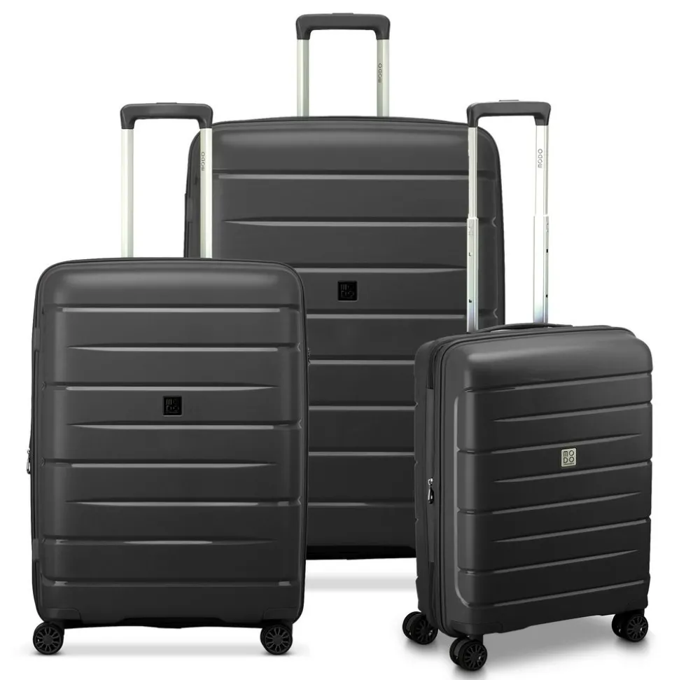 Set 3 Trolley MODO by Roncato Starlight 3.0 Nero