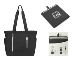 Shopper bag pieghevole Roncato Compact 2013 Nero Fumo