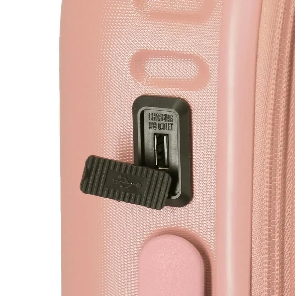 Trolley cabina espandibile Pepe Jeans Highlight Rosa
