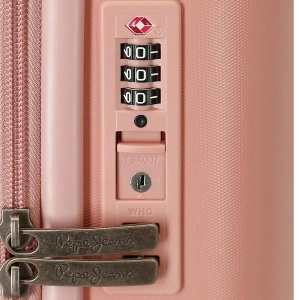 Trolley cabina espandibile Pepe Jeans Highlight Rosa