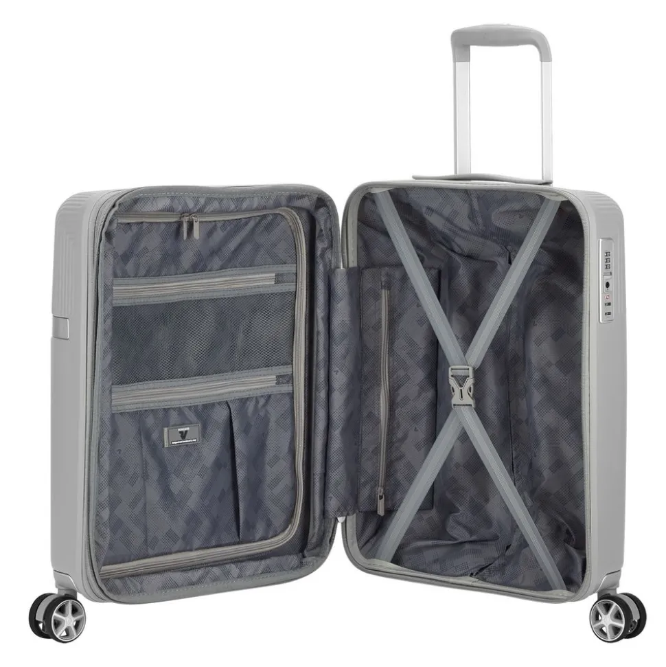 Trolley cabina espandibile Roncato AirGlam 9753 Grigio Perla