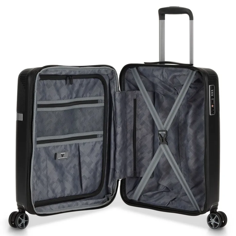 Trolley cabina espandibile Roncato AirGlam 9753 Nero