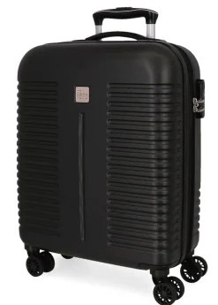 Trolley cabina espandibile Roll Road India Nero
