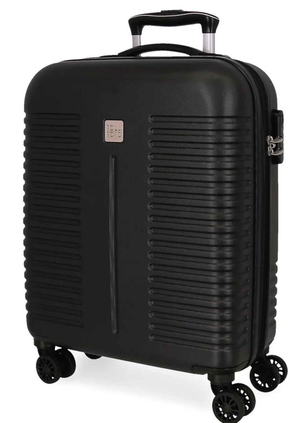 Trolley cabina espandibile Roll Road India Nero